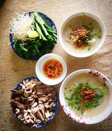 cháo cuống họng