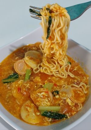 Foto resep 93 ♡ Mie nyemek pedas ♡
