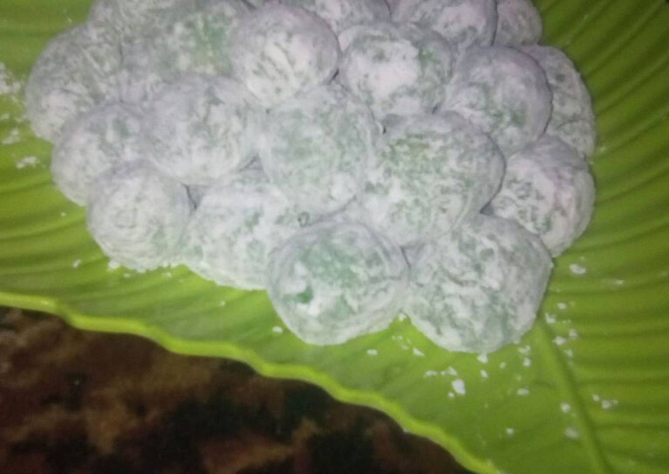 Resep Mochi isi kacang bluebery