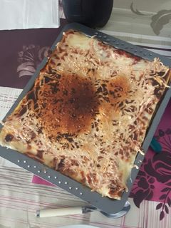 Una foto de Lasaña súper gratinada