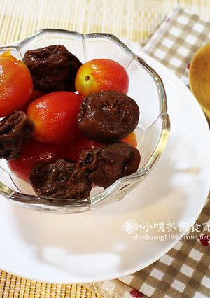 夏季開胃菜~冰釀番茄 的食譜成品照片