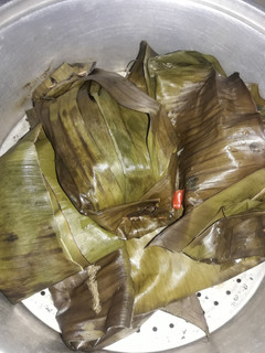 Foto resep Pepes ikan patin pedas