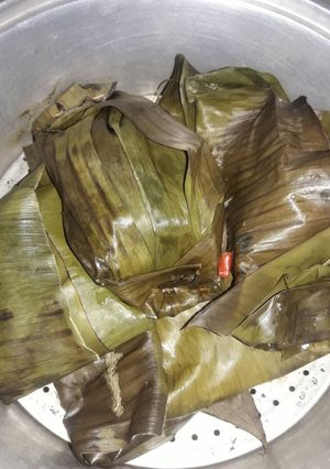 Foto resep Pepes ikan patin pedas