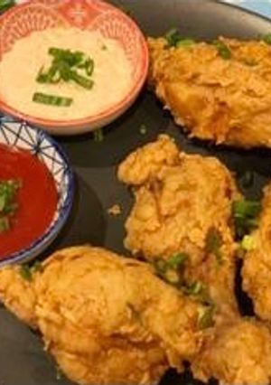 A picture of Crispy fried chicken 😋.