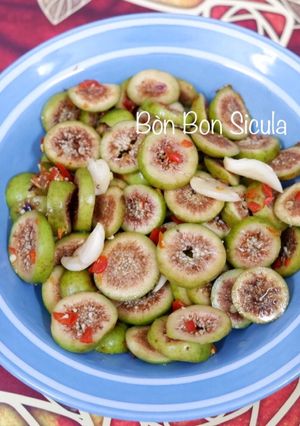 Hình của món Quả Sung Muối Xổi.