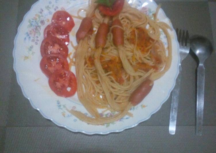 How to Prepare Favorite Spaghetti sausage
