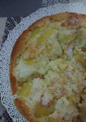 Una foto de Torta de manzana,🍎
