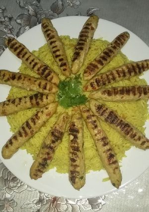 صورة لوصفة كباب مشوي