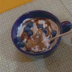 A picture of Low calorie chocolate mug cake.