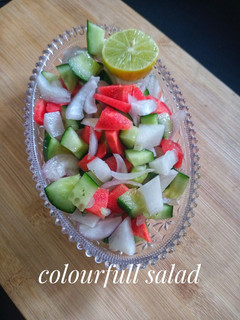 A picture of Colourful salad.