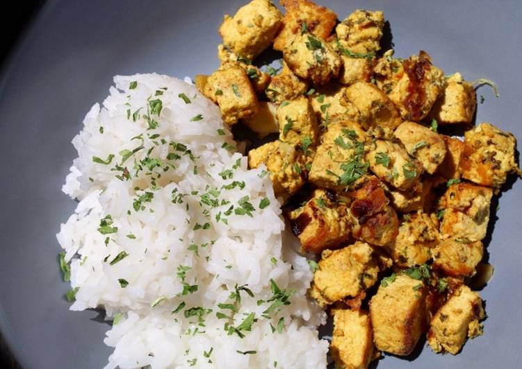 Recette: Tofu Au curry