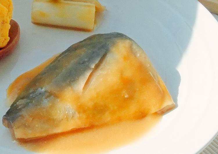 Recipe of Homemade Mackerel braised in Miso souce