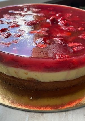 Gyümölcstorta (kevert tésztás) recept fotója