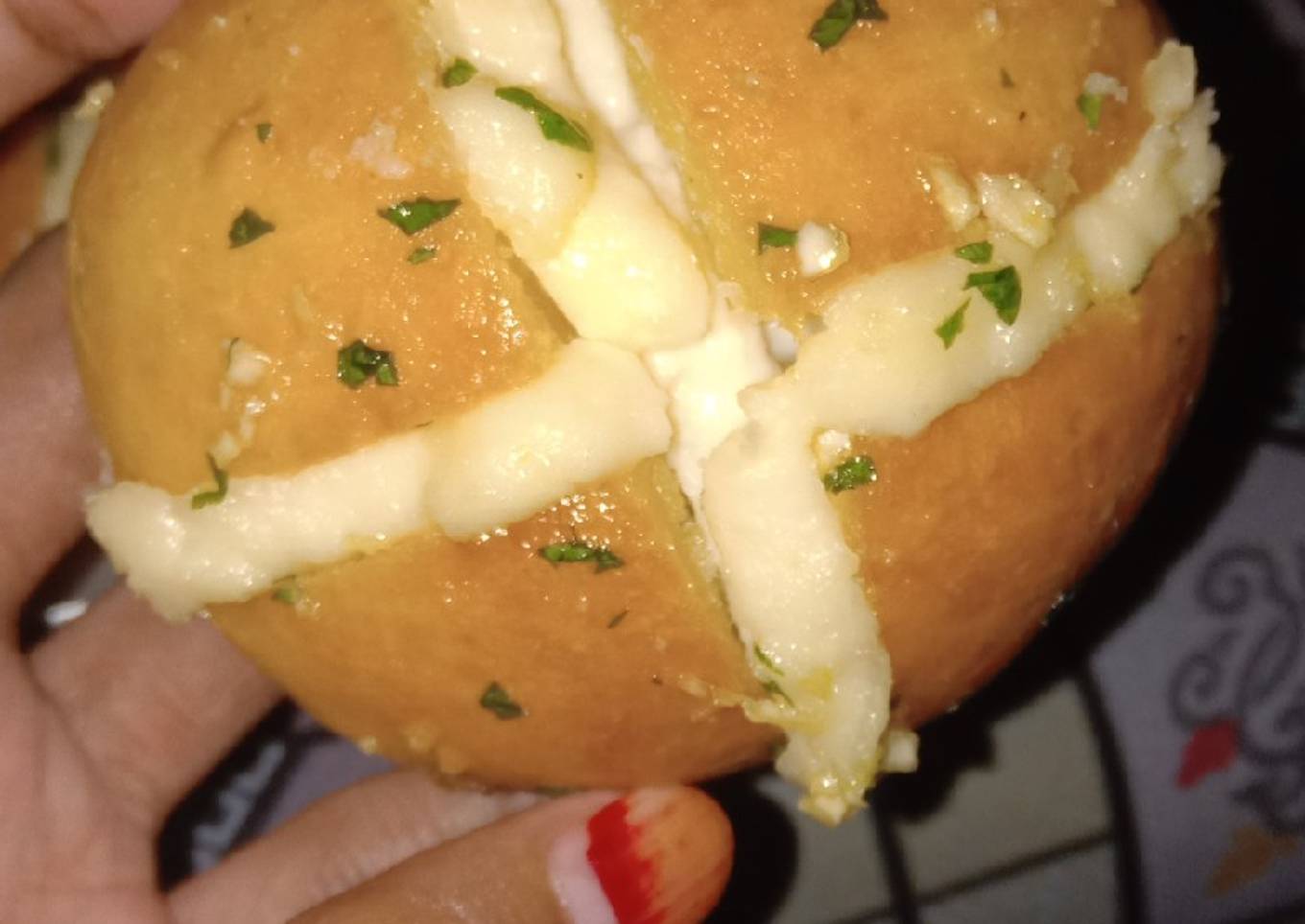 Korean Garlic Cheese (Roti)