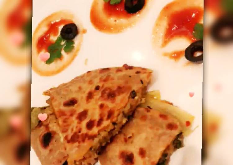 Steps to Make Any-night-of-the-week Chatpati chapati sandwich