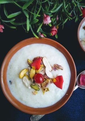 A picture of Rice kheer.