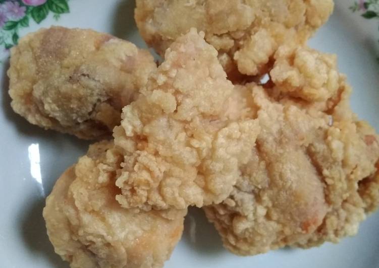 Cara Gampang Membuat Ayam crispy simple Anti Gagal
