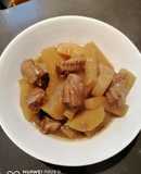 Braised Daikon and Beef