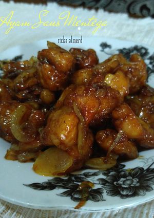 Foto resep Ayam saus mentega 'saori'