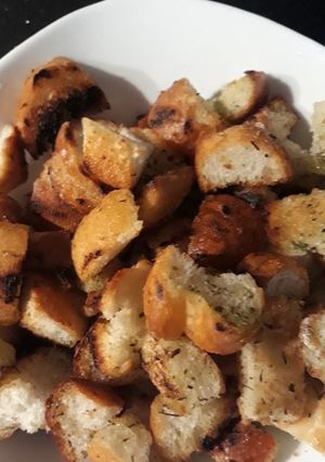 Une photo de Croutton pour accompagner les soupes