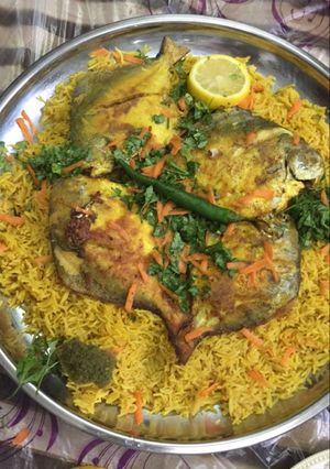 صورة لوصفة طبق الزبيدي بالارز