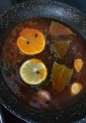 Una foto de Escabeche casero básico exprés