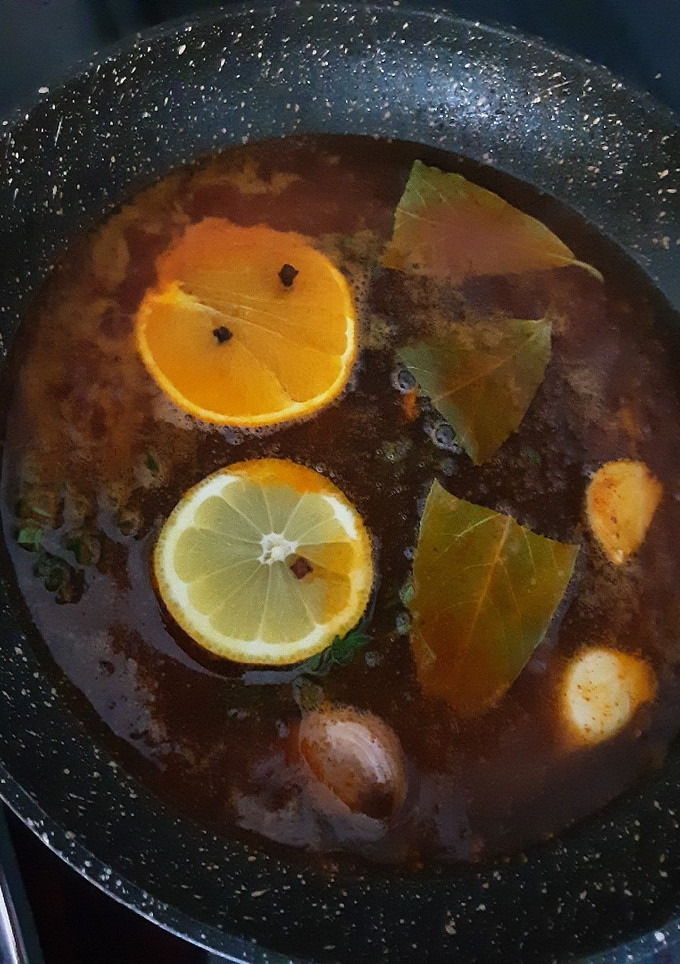 Una foto de Escabeche casero básico exprés