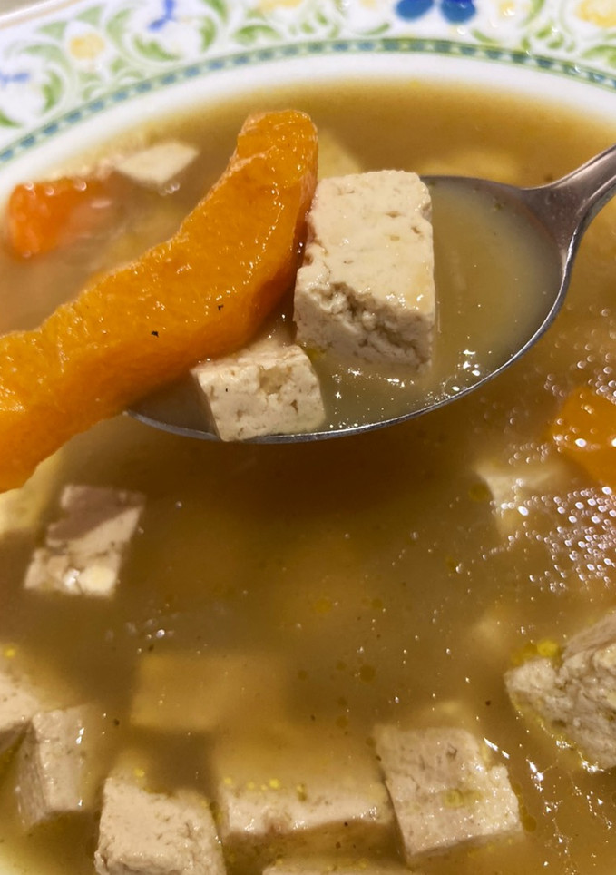 Una foto de Vegano: Estofado de calabaza y tofu 💚