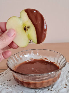 Una foto de Crema saludable de chocolate 🍫