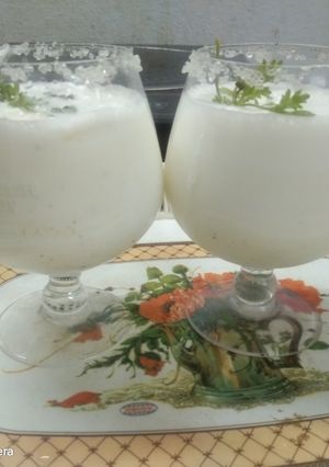 A picture of Tasty And Healthy Turkish, Yogurt Drink.