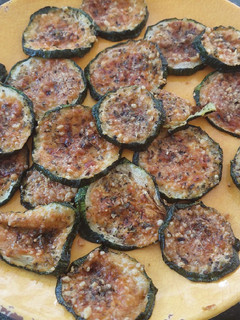 Una foto de Zapallito Italiano al Horno con queso