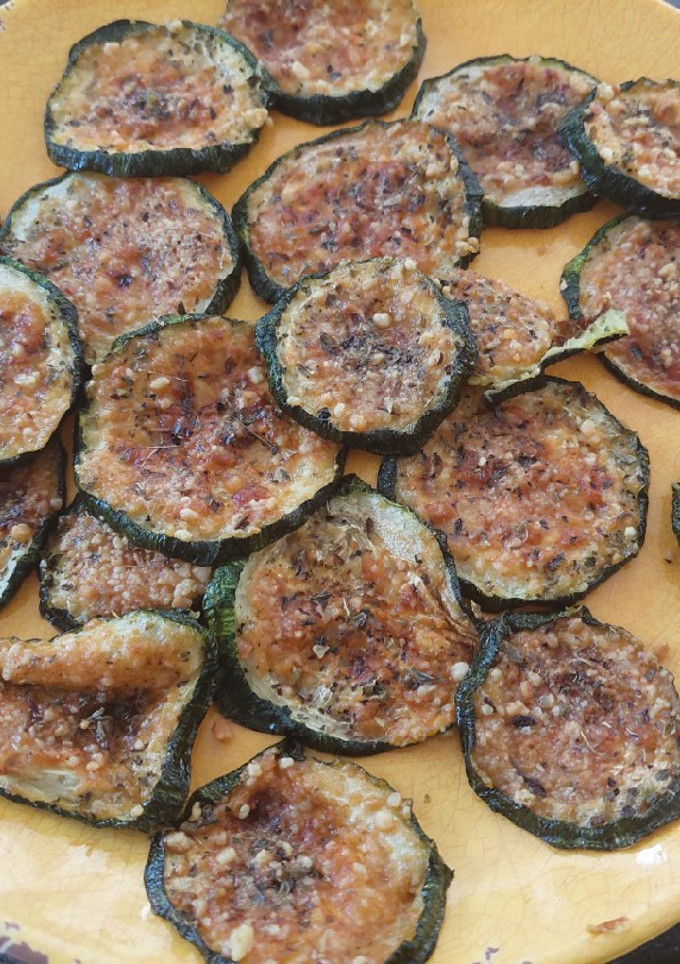 Una foto de Zapallito Italiano al Horno con queso