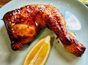 Foto principal de Pollo a la miel y limón en freidora de aire