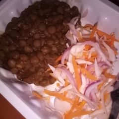 A picture of Vegetable salad #recipemarathon.