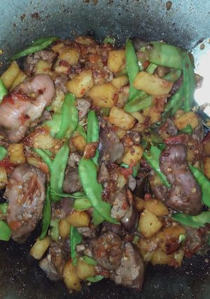 Foto resep Sambel kentang ati ampela+kapri