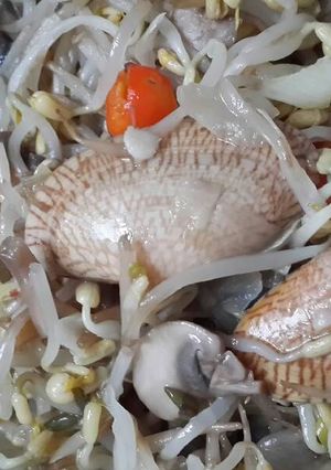 Foto resep Tumis Kerang batik tauge