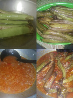 Foto resep Balado Terong hijau utuh