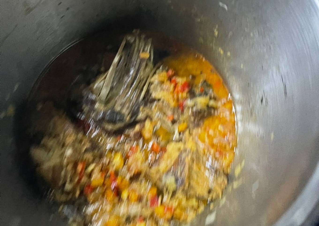 Wild rabbit in pressure cooker