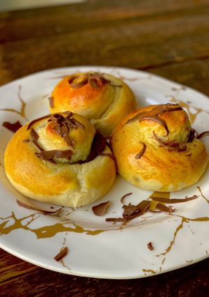 صورة لوصفة البريوش بحشوة النوتيلا 😋😋