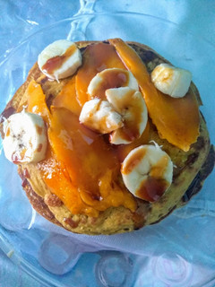 Una foto de Hot cakes de mango🥞