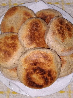 Una foto de Pan de Avena en SarténFácil, Rápido y Muy Rico🫓🍳🫓