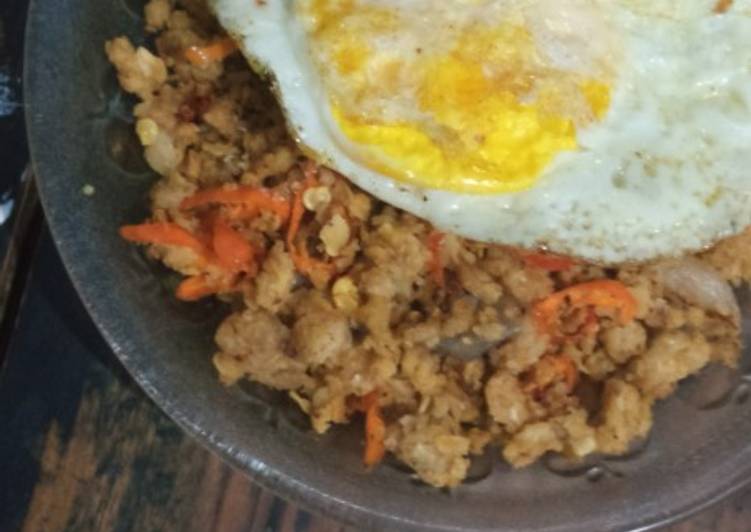 Cara Gampang Menyiapkan Olahan oat diet (nasi goreng kw) Anti Gagal