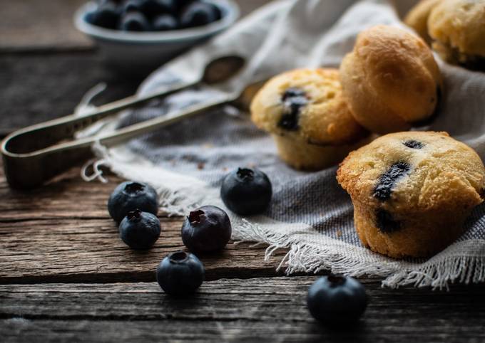 Easiest Way to Prepare Homemade Blueberry Muffins