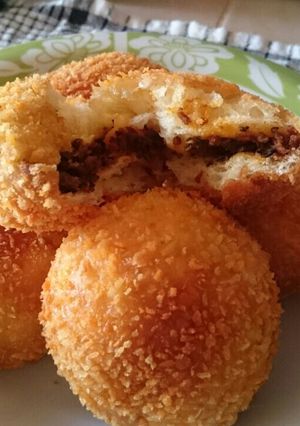 Foto resep Roti goreng isi abon lele