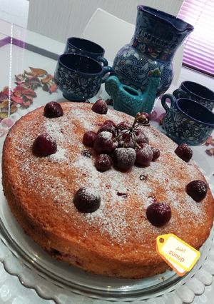 عکسی از دستور کیک آلبالو 🍒