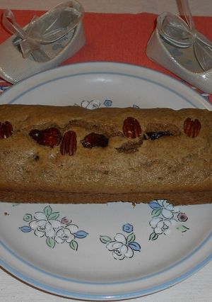 Una foto de Panque de dátil y nuez con brandy