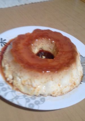 Una foto de Flan casero