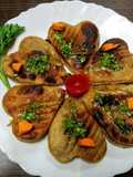 Golden Heart Parathas (Stuffed Flatbread)