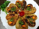 Golden Heart Parathas (Stuffed Flatbread)