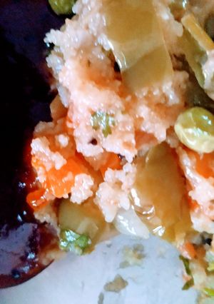 A picture of Mixed veg upma.